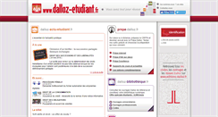 Desktop Screenshot of dalloz-etudiant.fr