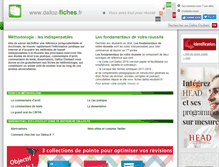 Tablet Screenshot of fiches.dalloz-etudiant.fr